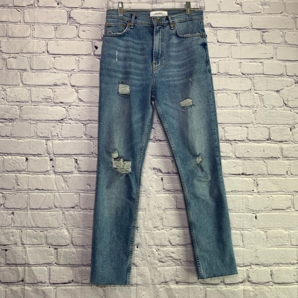 Zara Denim - Zara | High Rise Distressed Skinny Jean | 2